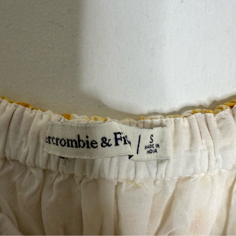 Abercrombie & Fitch Dress Off-The-Shoulder Floral Mini Dress Size Small - Picture 6 of 7